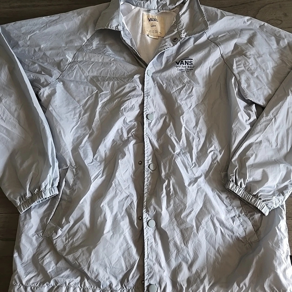 Vans Light Gray Men's Windbreaker